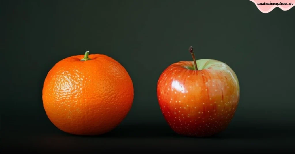सेब बनाम संतरा: सेहत का ताज किसके सिर? एक मजेदार और रोचक तुलना! 1 Copy of Untitled 2 1